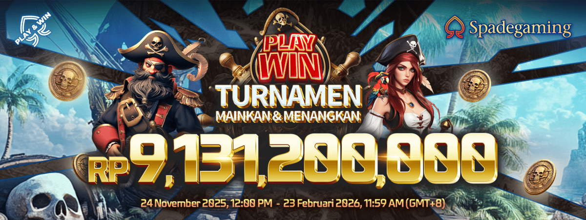 Spade Gaming Play and Win Slot Tournament Banner