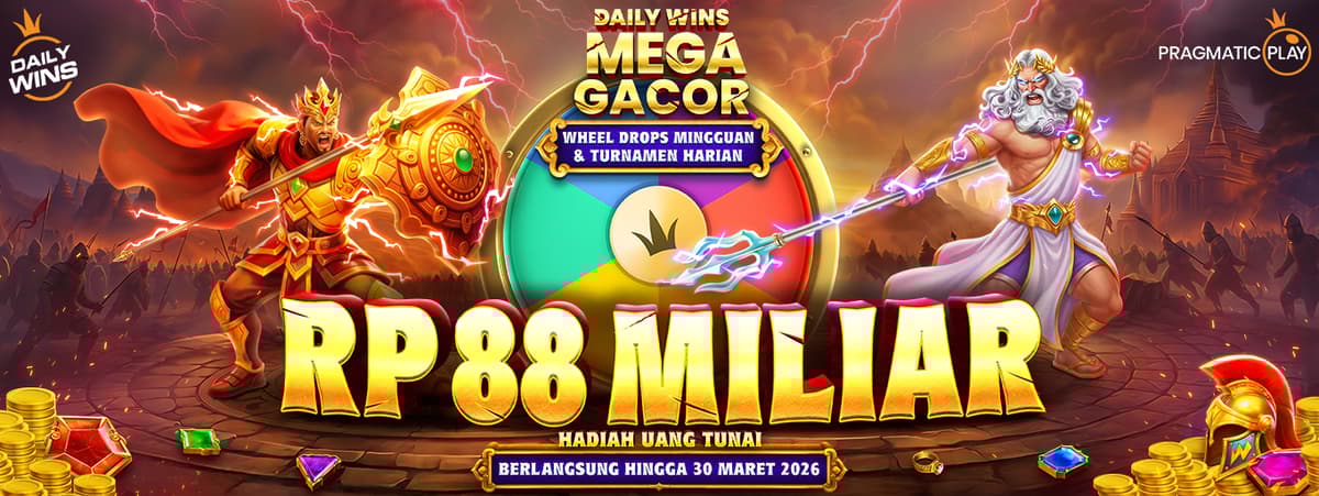 Pragmatic Play - Daily Wins Mega Gacor Level 10 Banner